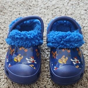 Kids Paw Patrol Slide On Shoes Never Worn